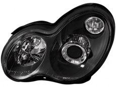 SW Scheinwerfer fr Mercedes Benz W203 C-Klasse 00-06 black