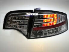 SW-Light LED Rckleuchten fr Audi A4 B7 Lim 04-08 LED Blinker chrome
