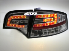 SW-Light LED Rckleuchten fr Audi A4 B7 Lim 04-08 LED Blinker chrome