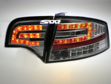 SW-Light LED Rckleuchten fr Audi A4 B7 Lim 04-08 LED Blinker chrome