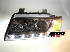 SW-DRL Scheinwerfer AUDI A4 B5 99-01 LED Tagfahrlicht chrome