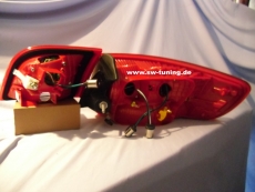 LED Rckleuchten Audi A3 8PA 03-08 Sportback rot/chrom