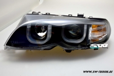 Angel Eye Scheinwerfer BMW E46 Limo LCI 01-05 U-LED-Standlicht black