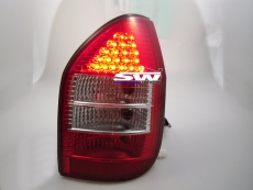 LED Rckleuchten Opel Zafira A 99-05 in red/chrystal