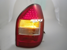 LED Rckleuchten Opel Zafira A 99-05 in red/chrystal