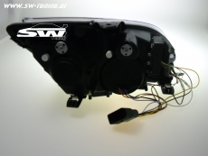 SW-DRL Scheinwerfer Ford Focus Mk2 04-08 LED Tagfahrlicht R87 Black