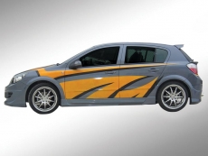 Bodykit Aktiv Opel Astra H 04-10 4Trer mit Teilegutachten