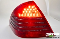 SW-Light LED Rckleuchten fr Mercedes C-Klasse W203 Mopf Facelift 04-07 red/smoke