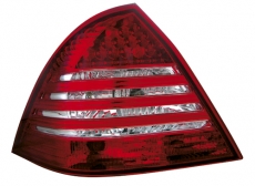 SW-Light LED Rckleuchten fr Mercedes C-Klasse W203 Facelift / Mopf 04-07 red/crystal
