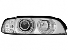 Angel Eye Scheinwerfer BMW E39 5er 95-00 mit LED Blinker chrome