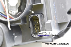 SW Scheinwerfer fr VW Golf V 03-07 im GTI-Look black/chrome