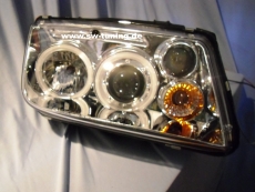 angel eye headlights VW Bora 98-05 2-CCFL halo rims