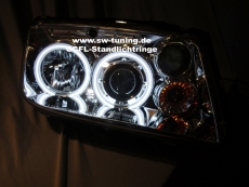 angel eye headlights VW Bora 98-05 2-CCFL halo rims