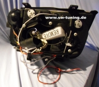 angel eye headlights VW Bora 98-05 2-CCFL halo rims