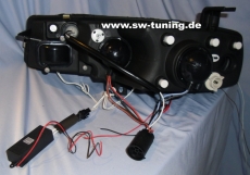 Angel Eye Scheinwerfer Opel Calibra 90-97 CCFL-SLR black