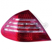LED Rckleuchten Mercedes Benz E-Klasse W211 Lim red/crystal