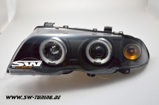 Angel Eye Scheinwerfer BMW E46 3er Lim 98-01 CCFL-SLR Black