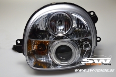 Angel Eye Scheinwerfer Renault Twingo 1 93-07 CCFL-SLR chrome