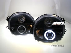 Angel Eye Scheinwerfer Renault Twingo 1 93-07 CCFL-SLR black