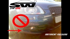 LED Tagfahrlicht fr Audi A6 4F 04-08 chrome fr NSW nicht S-Line-Stostangen