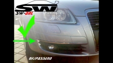 LED Tagfahrlicht fr Audi A6 4F 04-08 chrome fr NSW nicht S-Line-Stostangen