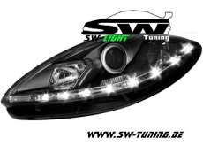 SW-Light Scheinwerfer Seat Leon 1P1 09-12 LED Standlicht black