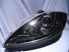 SW-Light Scheinwerfer Seat Leon 1P1 09-12 LED Standlicht black