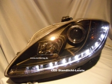 SW-Light Scheinwerfer Seat Leon 1P1 09-12 LED Standlicht black