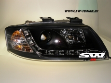 SW-DRL headlights Audi A4 4B 97-01 DAYTIME RUNNING LIGHT R87 bla