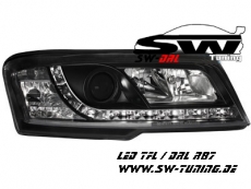 SW-DRL Scheinwerfer Fiat Stilo 3tr 01-08 LED Tagfahrlicht R87 black