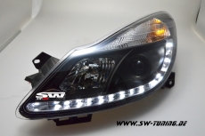 SWDRL Scheinwerfer Opel Corsa D 06-10 LED Tagfahrlicht R87 black