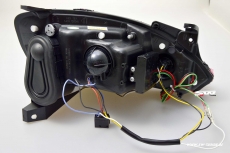 SW-DRL Scheinwerfer Opel Corsa C 01-06 LED Tagfahrlicht Black