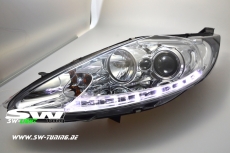 SW-Light Scheinwerfer Ford Fiesta JA8 Mk7 08-13 LED Standlicht Chrome
