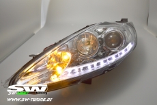 SW-Light Scheinwerfer Ford Fiesta JA8 Mk7 08-13 LED Standlicht Chrome