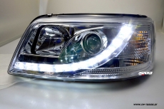 SW-DRL headlights VW T5 03-09 LED DAYTIME RUNNING LIGHT R87