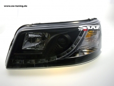 SWDRL headlights VW T5 03-09 LED DAYTIME RUNNING LIGHT R87 Black