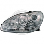 Xenon Scheinwerfer Mercedes W220 S-Klasse 02-05 LED Standlicht chrome