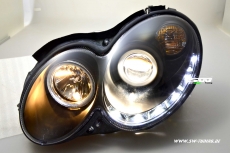 SW-Light Scheinwerfer Mercedes CLK W209 03-08 LED Standlicht black