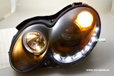 SW-Light Scheinwerfer Mercedes CLK W209 03-08 LED Standlicht black