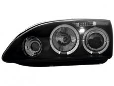 Angel Eye Scheinwerfer Ford Focus Mk2 04-08 LED-SLR Black