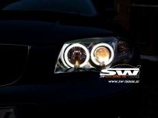 Angel Eye Scheinwerfer 1er BMW E87/E81/E88/E82 CCFL-Standlichtring black