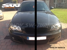 Angel Eye Scheinwerfer 1er BMW E87/E81/E88/E82 CCFL-Standlichtring black