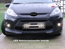 LED Tagfahrlicht R87/ LED Nebelscheinwerfer Ford Fiesta Mk7 JA8 08-15