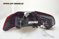 LED Rckleuchten R-Look fr VW Golf VI 08-12 red/crystal (Auch Serien LED)