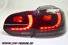 LED Rckleuchten R-Look fr VW Golf VI 08-12 red/smoke (Auch Serien LED)