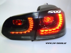 LED Rckleuchten R-Look fr VW Golf VI 08-12 smoke (Auch Serien LED)