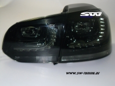 LED Rckleuchten R-Look fr VW Golf VI 08-12 smoke (Auch Serien LED)