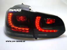 LED Rckleuchten R-Look fr VW Golf VI 08-12 smoke (Auch Serien LED)