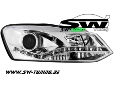 SW-Light headlights VW Polo 6R 10-13 LED positionslight chrome