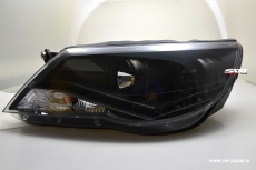 SW-DRL Scheinwerfer VW Tiguan 5N 07-11 LED Tagfahrlicht R87 black